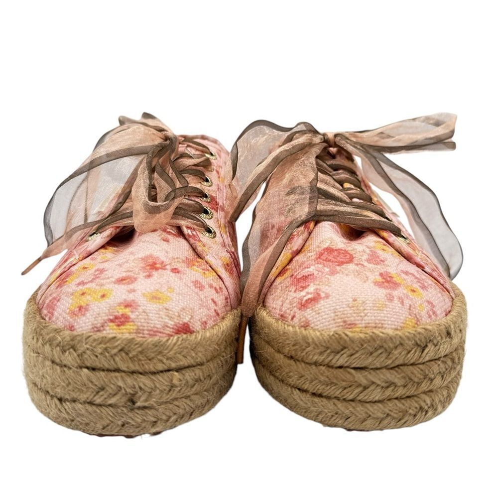 LoveShackFancy x Superga 2730 Floral Espadrille Sneaker Size 9.5 - Picture 8 of 13